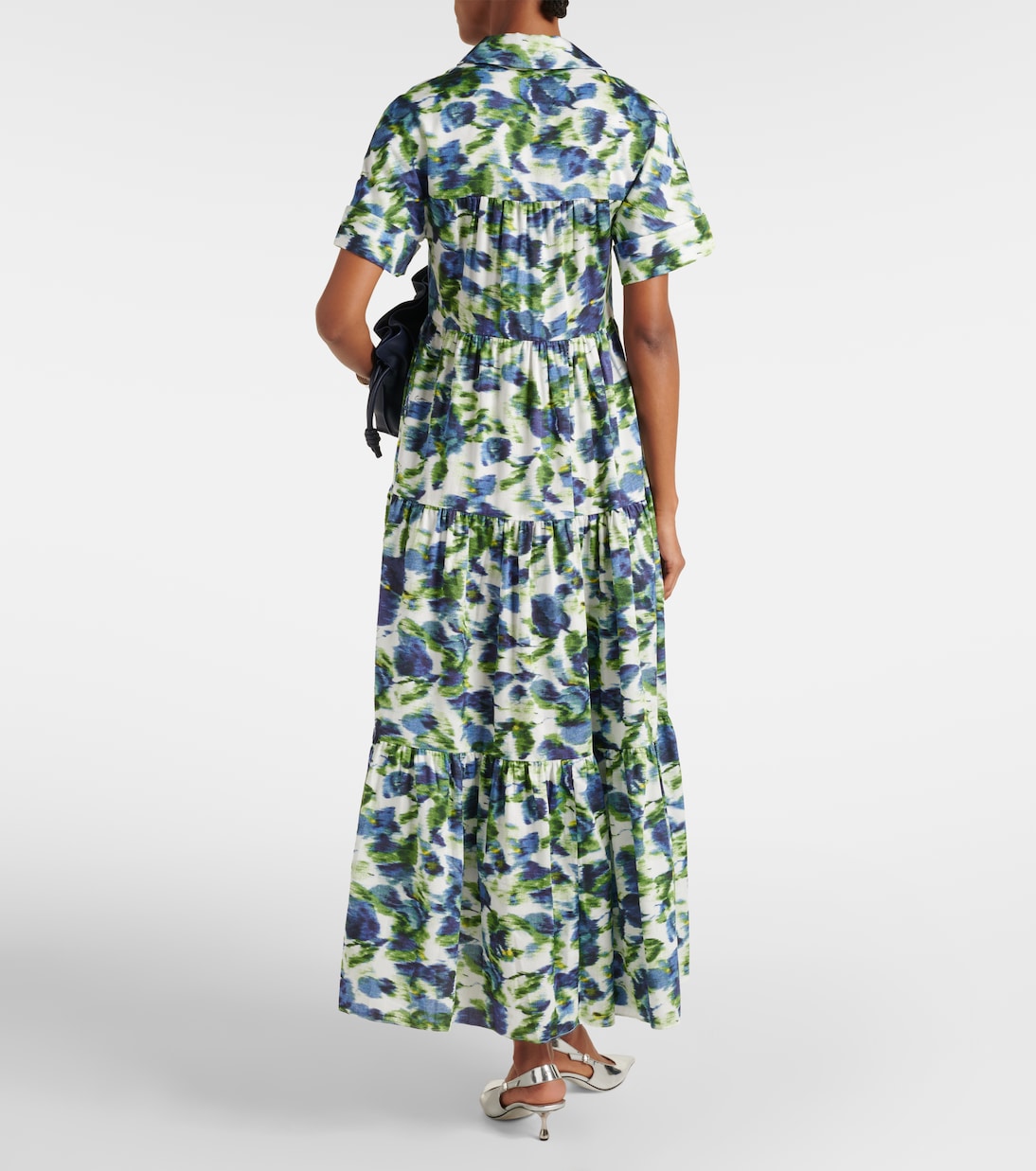 Bedrucktes Maxikleid aus Baumwollpopeline | Erdem