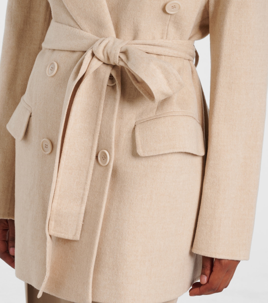 Blazer doppiopetto in lana e seta | Joseph