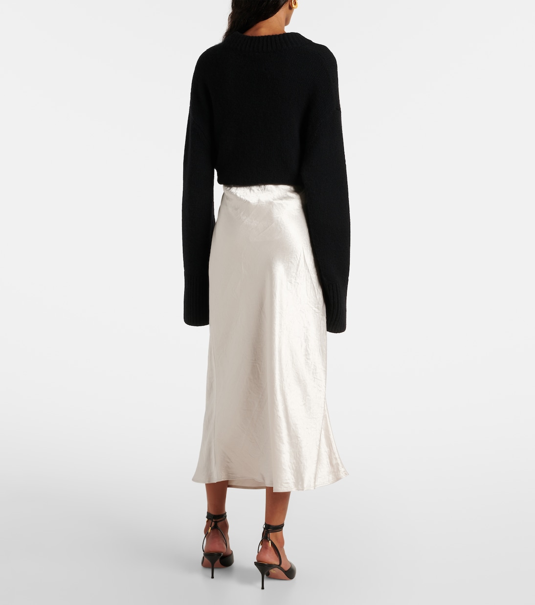 Novia - falda midi Alessio de satén | Max Mara