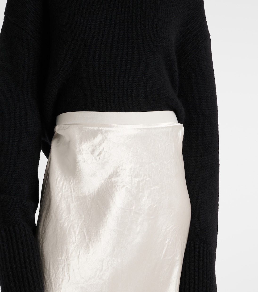 Novia - falda midi Alessio de satén | Max Mara