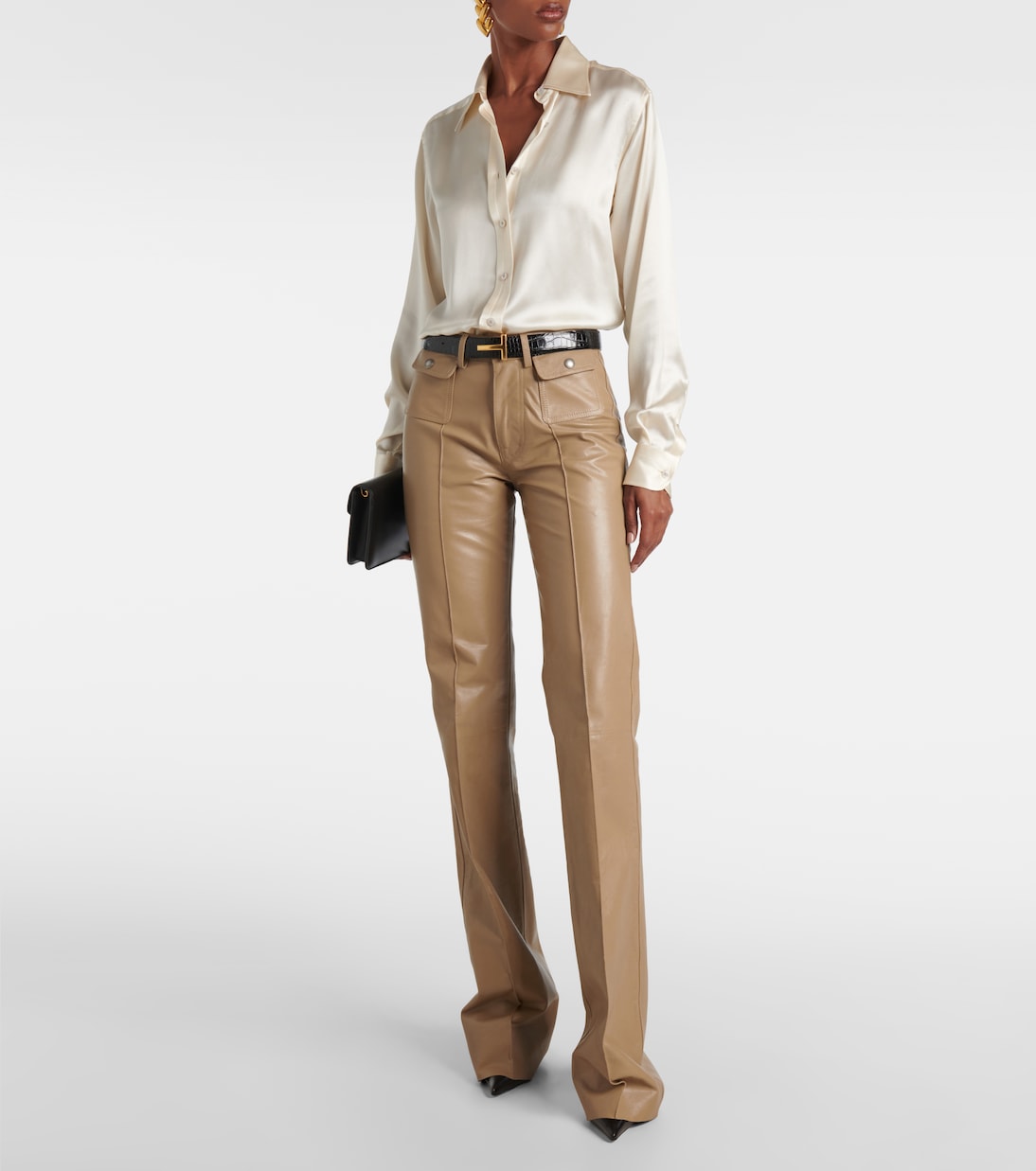 Blusa de charmeuse de seda | Tom Ford