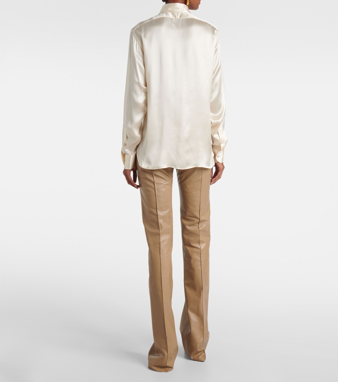 Blusa de charmeuse de seda | Tom Ford