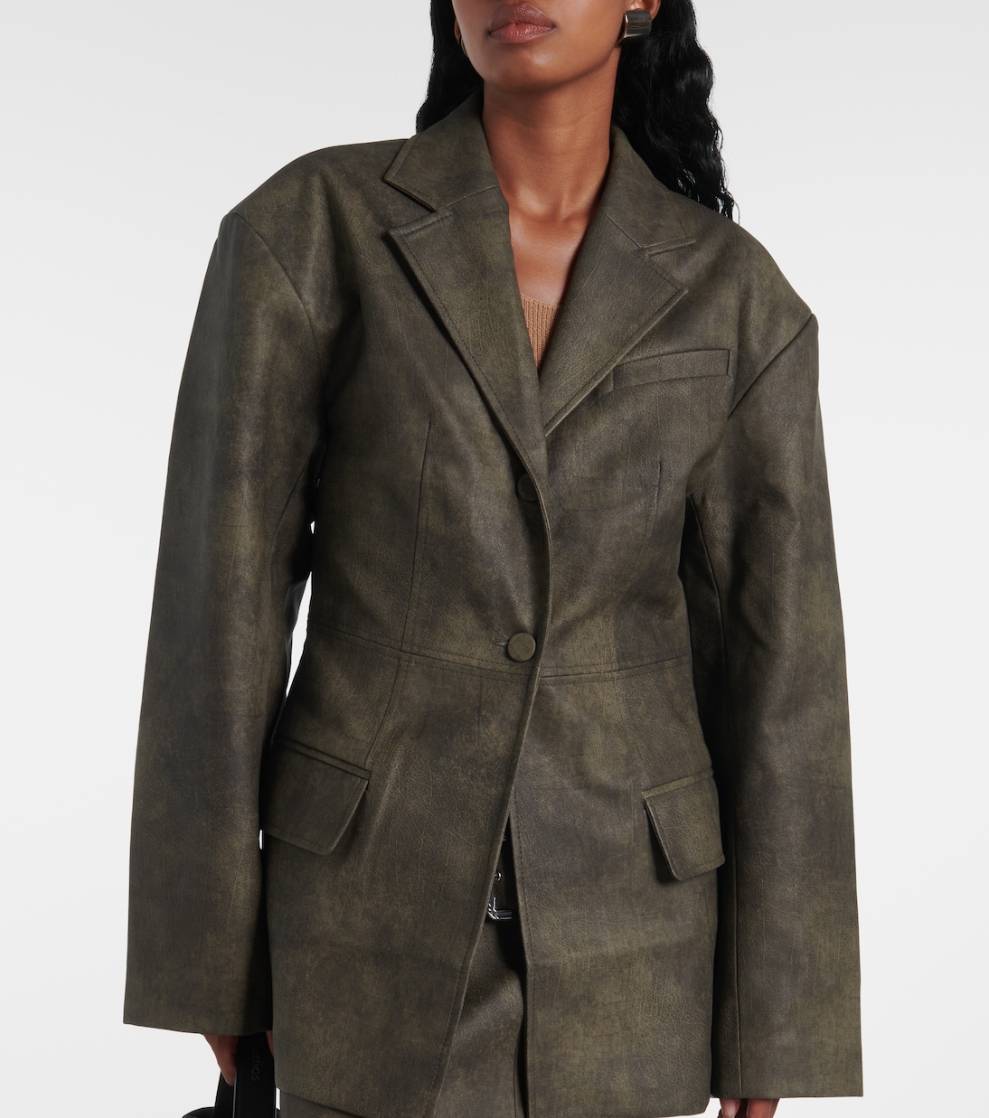 Kaya faux leather jacket | Aya Muse