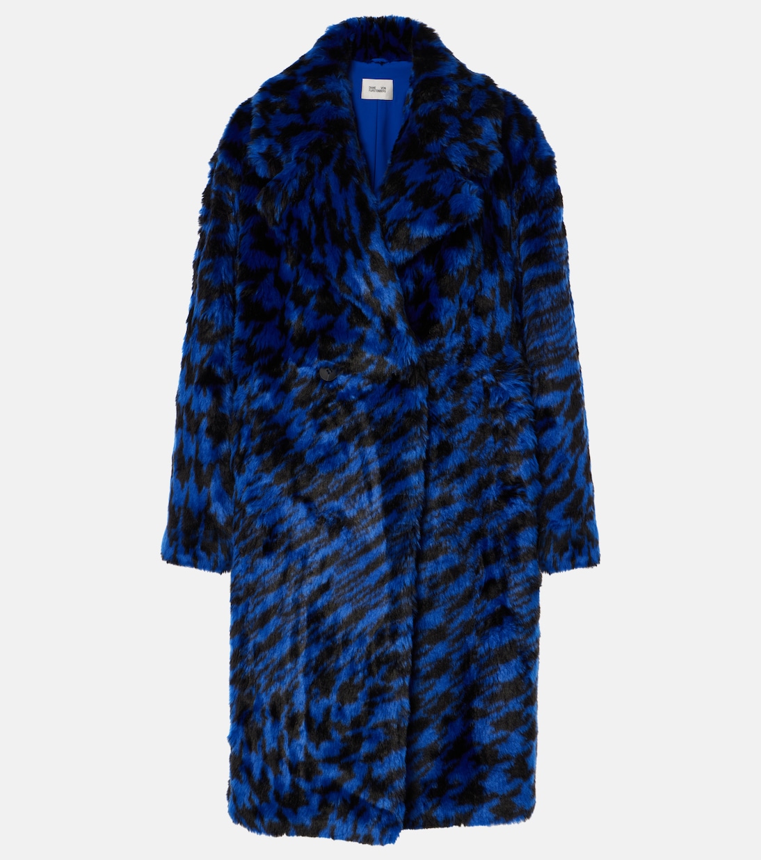 Abrigo de pelo sintético estampado | Diane von Furstenberg