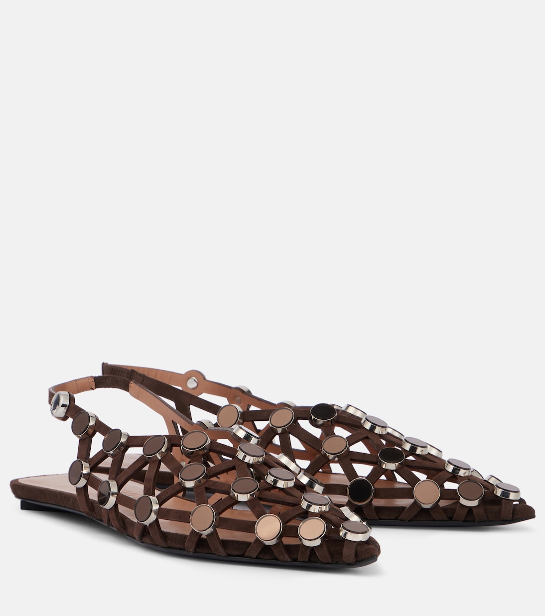 Ballerine slingback in suede | The Attico