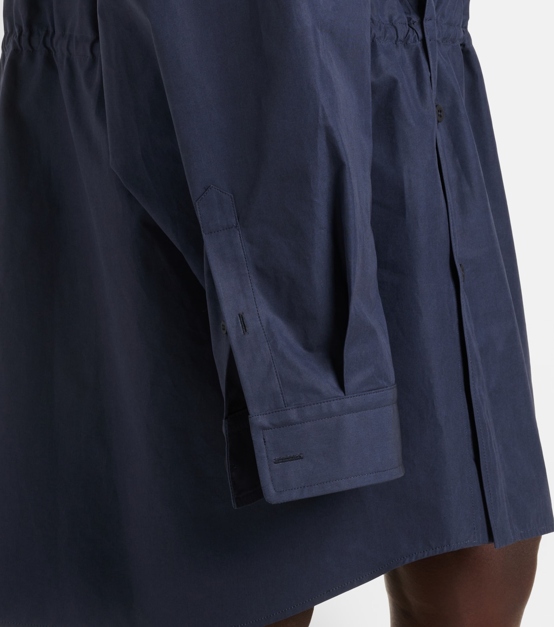 Vestido camisero de popelín de algodón | Balenciaga
