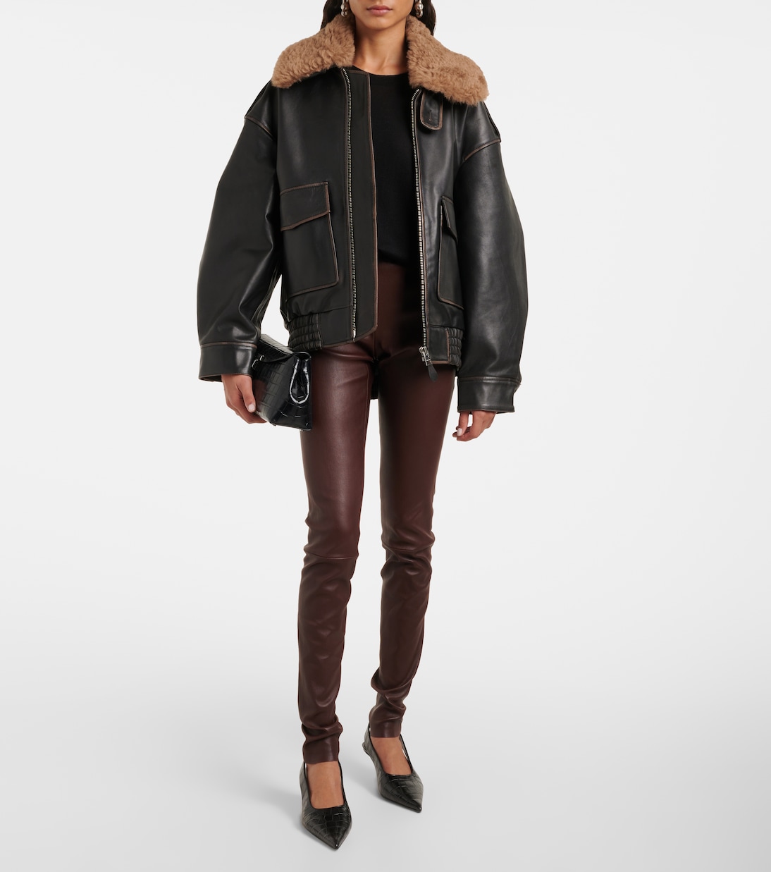 Pantalon Carolyn en cuir | Stouls