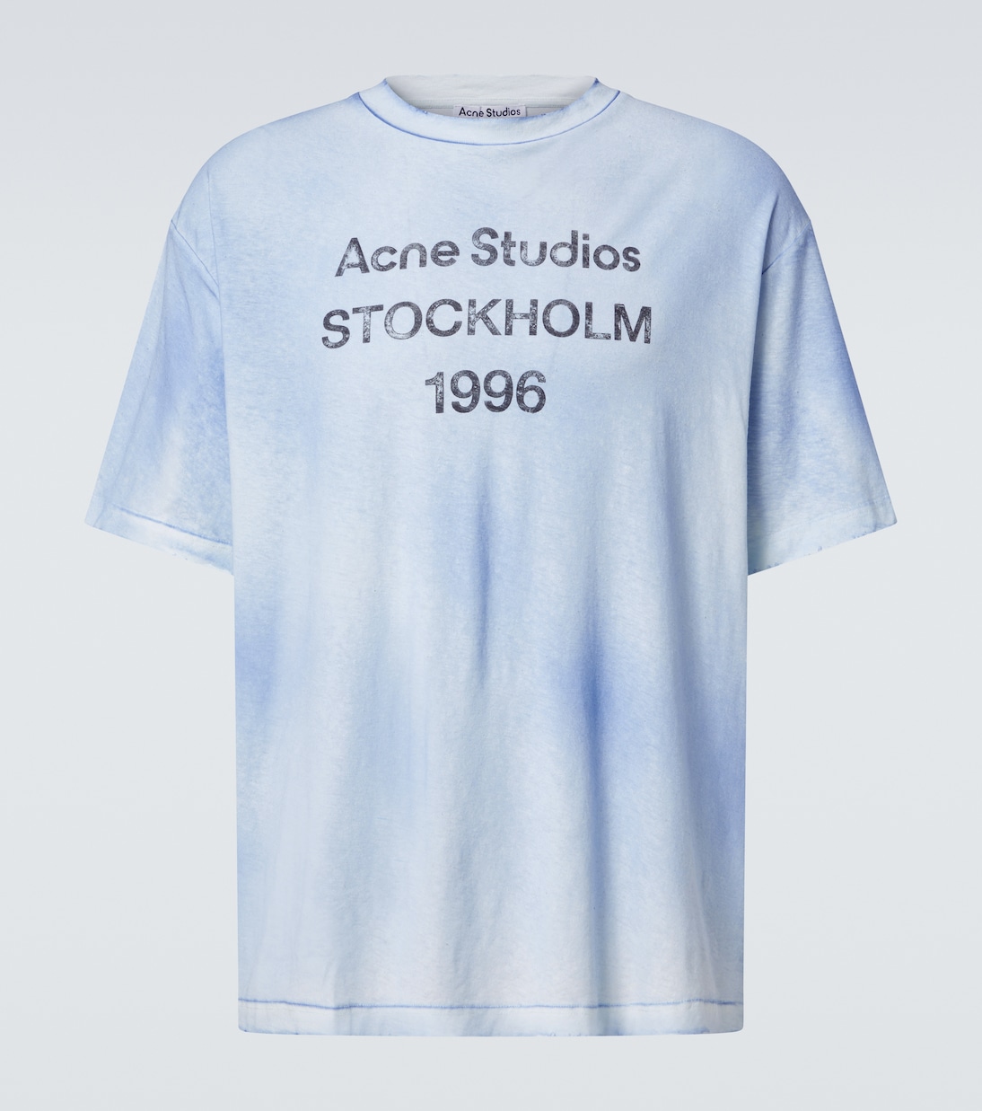 Camiseta de algodón y cáñamo con logo | Acne Studios