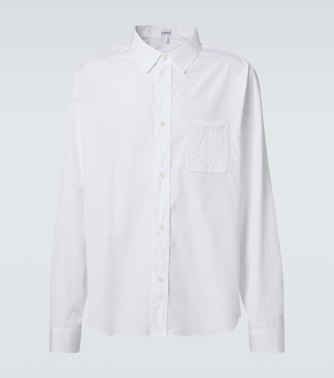 Camicia Anagram in popeline di cotone | Loewe