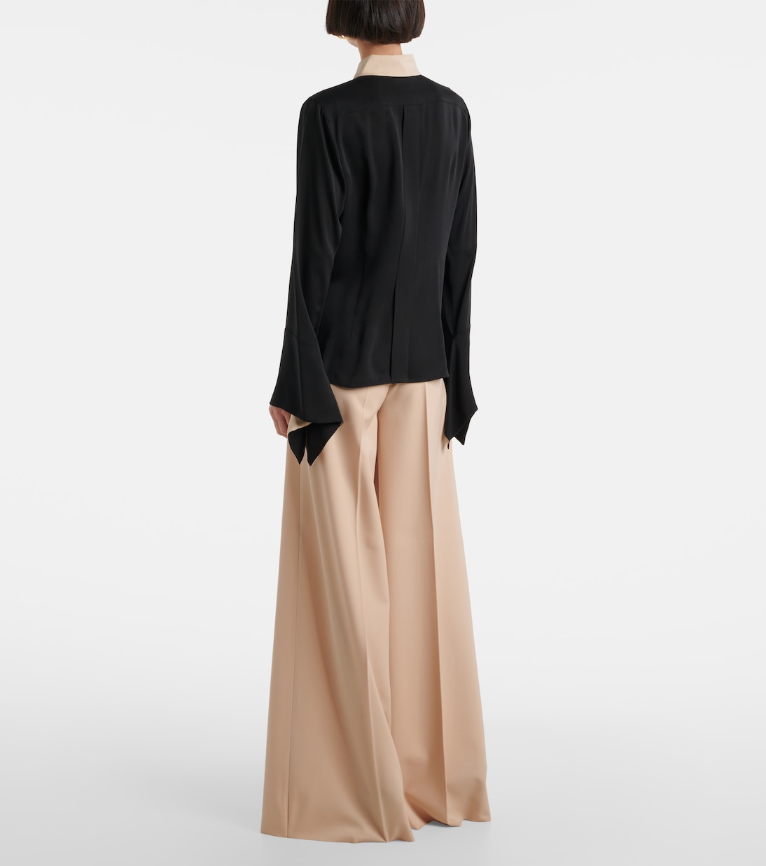 Pantaloni Pio in charmeuse di seta | Max Mara