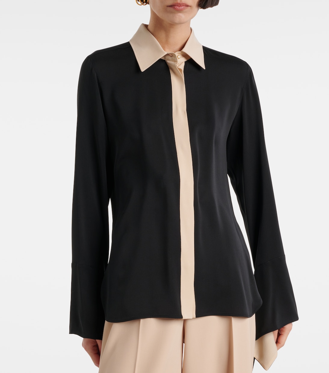 Pantaloni Pio in charmeuse di seta | Max Mara
