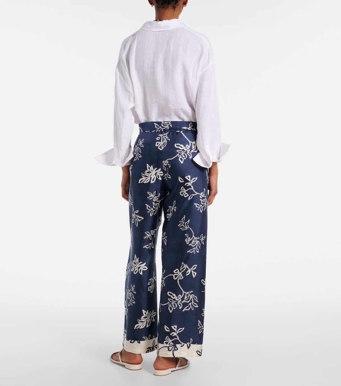 Pantaloni Cinzia a gamba larga in seta | 'S Max Mara