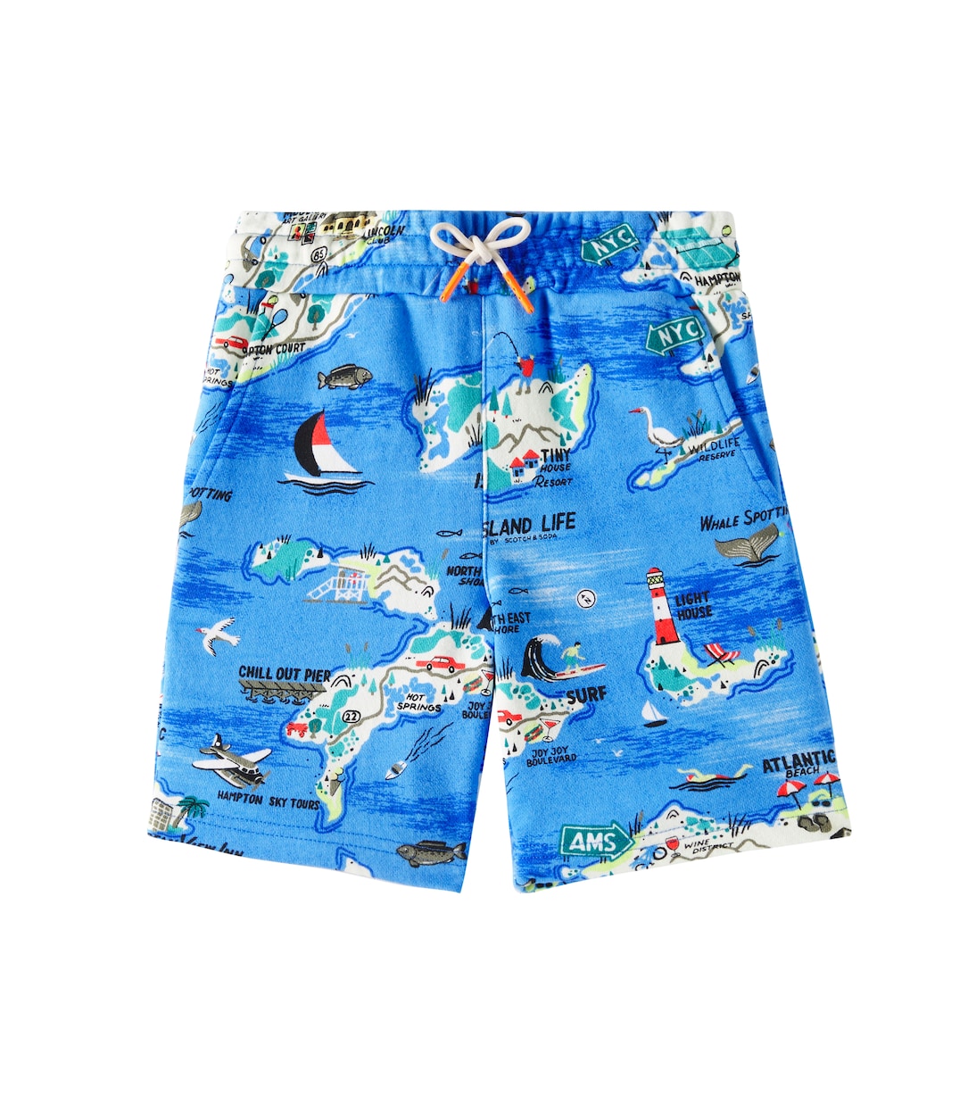 Shorts in cotone con stampa | Scotch & Soda Kids