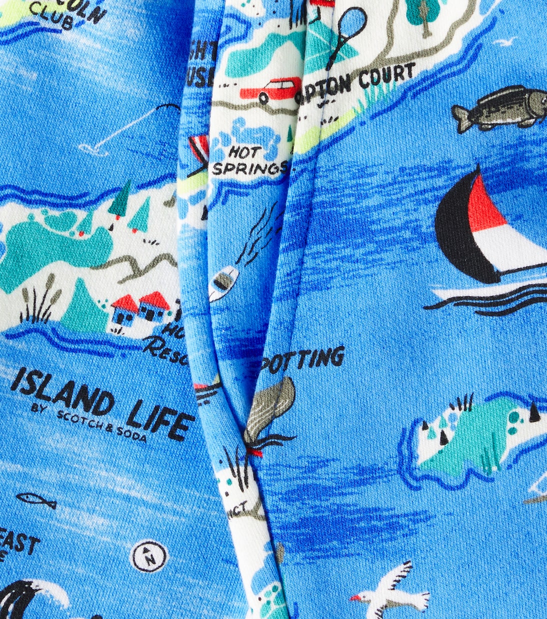 Shorts in cotone con stampa | Scotch & Soda Kids