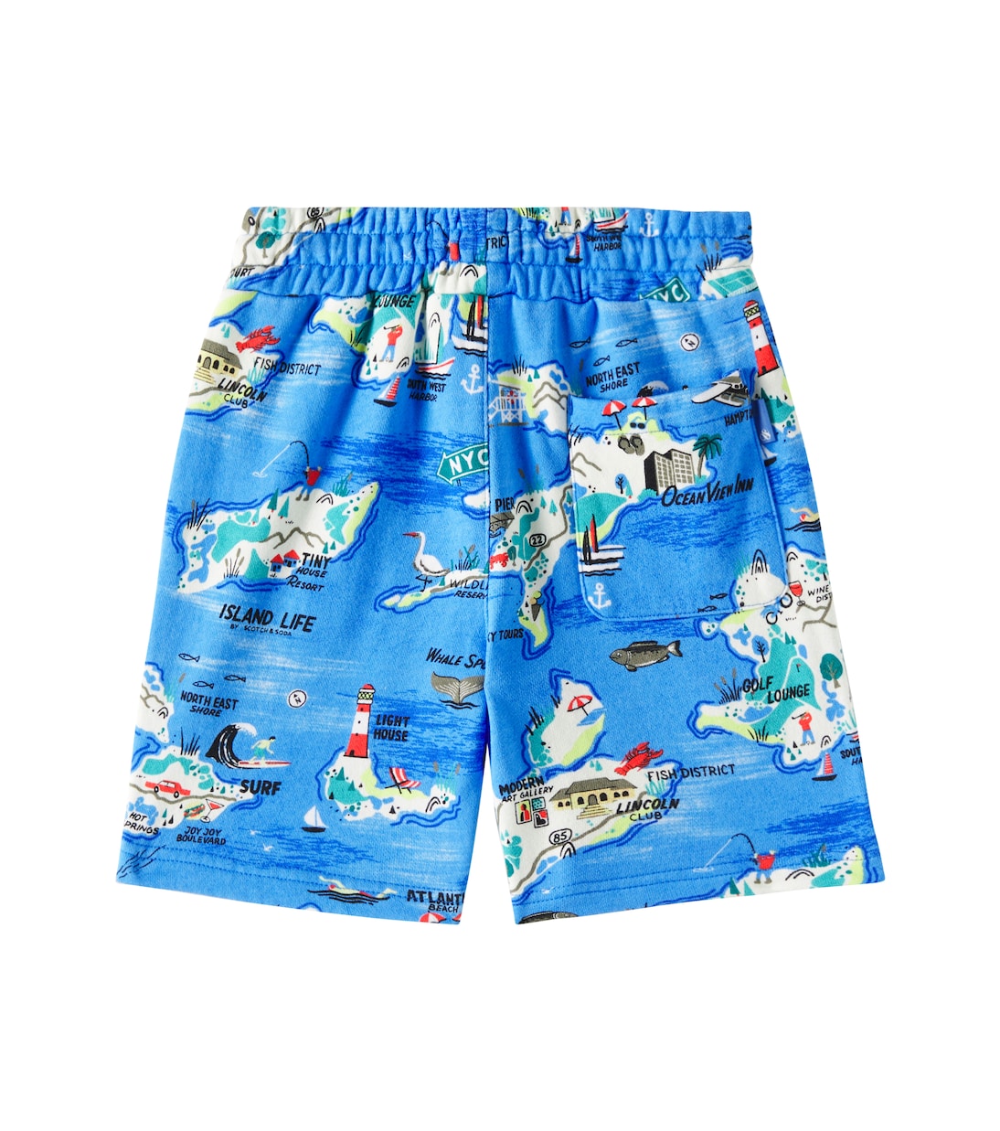 Shorts in cotone con stampa | Scotch & Soda Kids