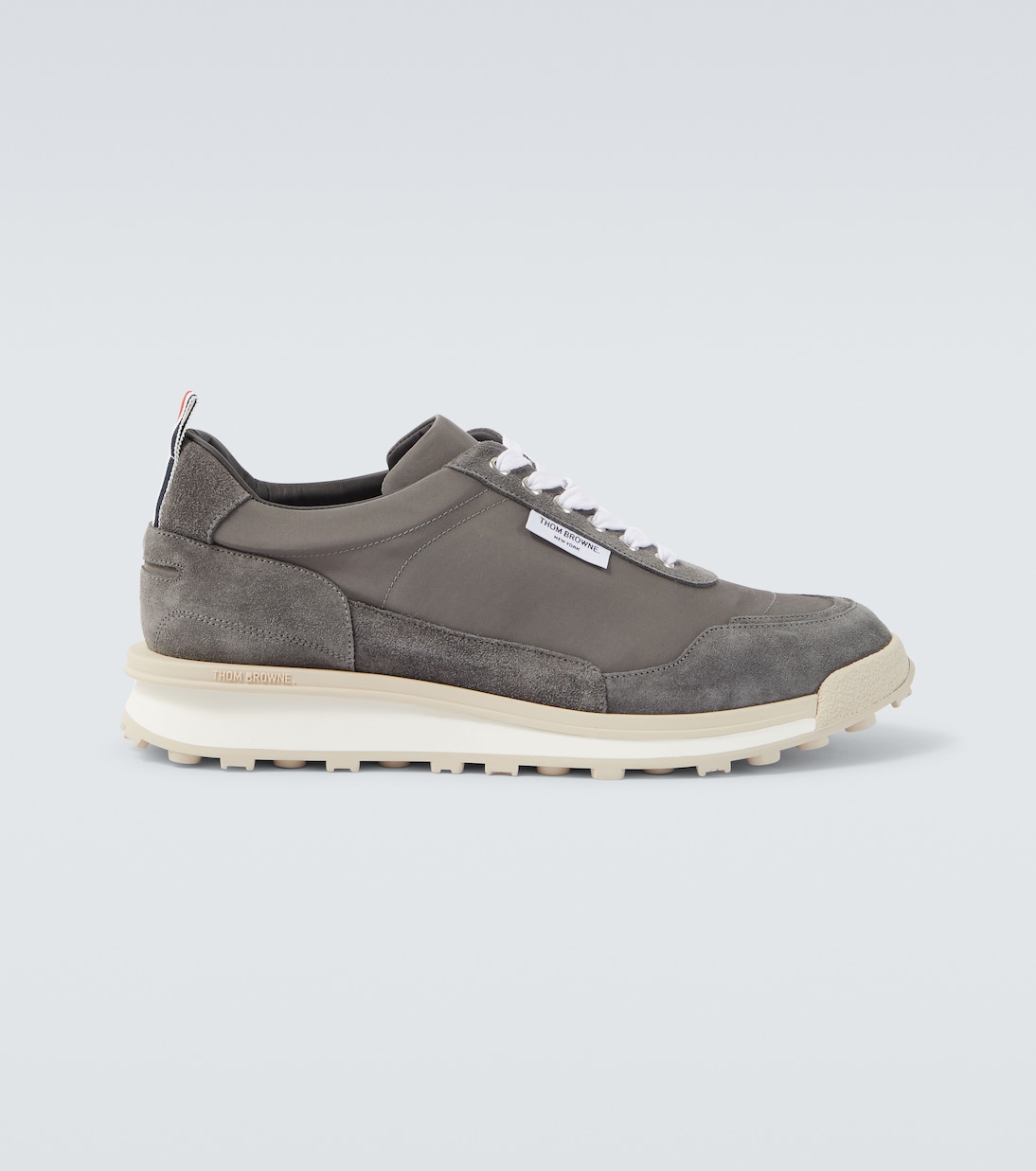 Suede-trimmed sneakers | Thom Browne