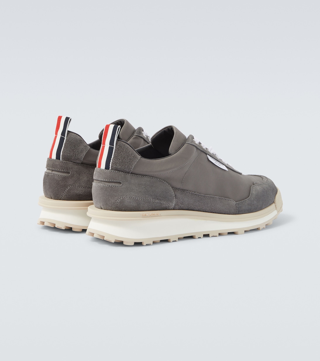 Suede-trimmed sneakers | Thom Browne