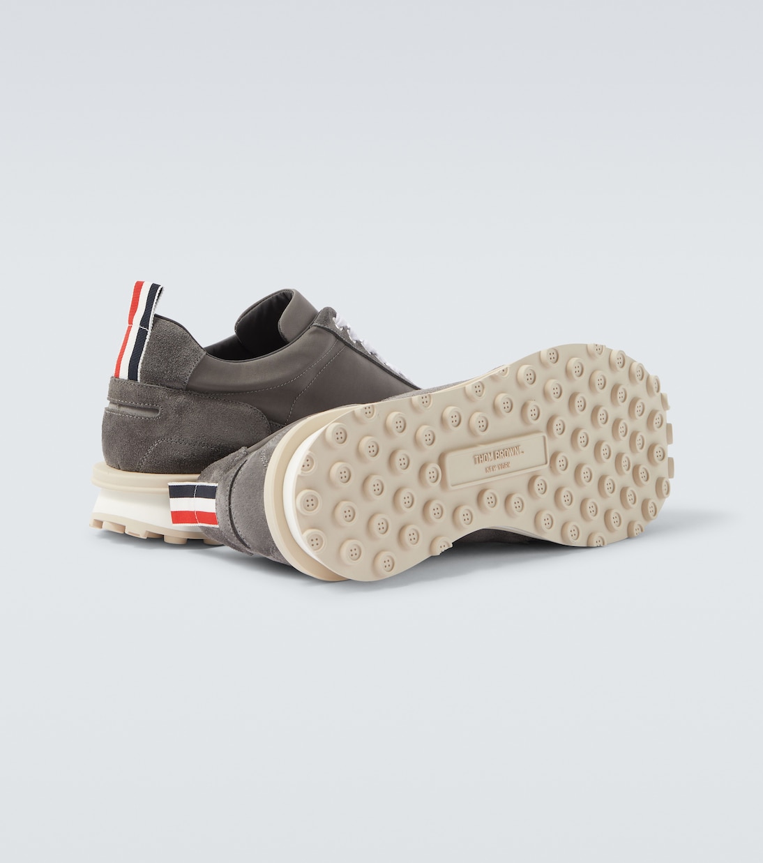 Suede-trimmed sneakers | Thom Browne
