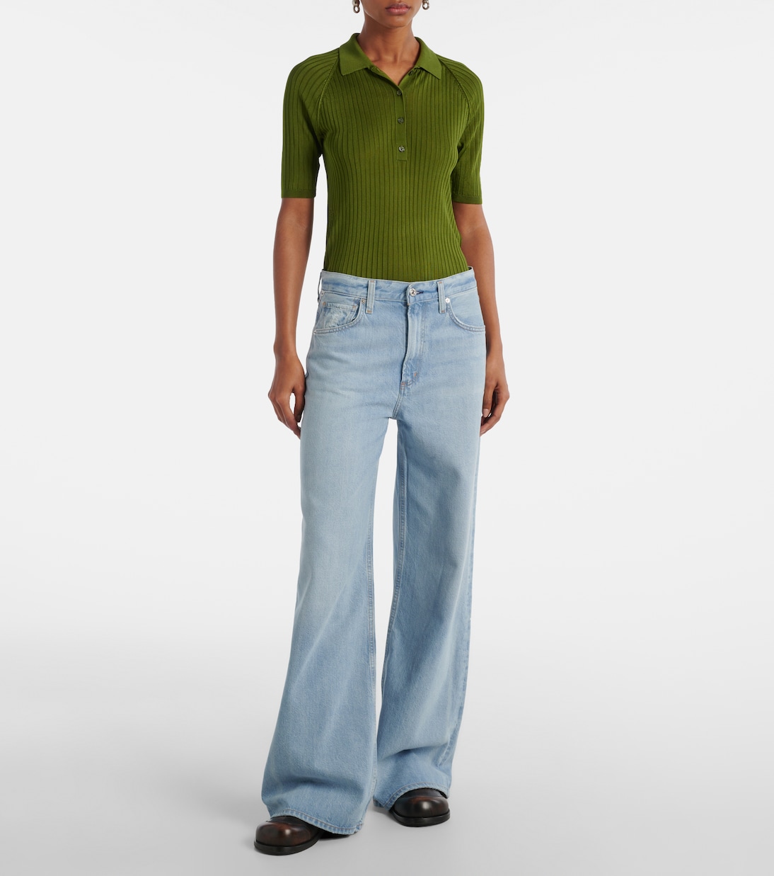 Jeans anchos Paloma de tiro medio | Citizens of Humanity
