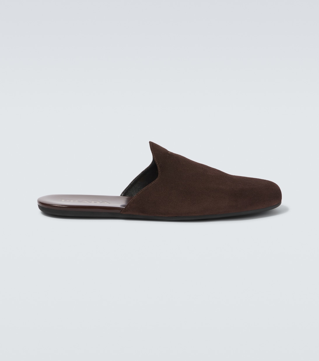 Slippers aus Veloursleder | Prada