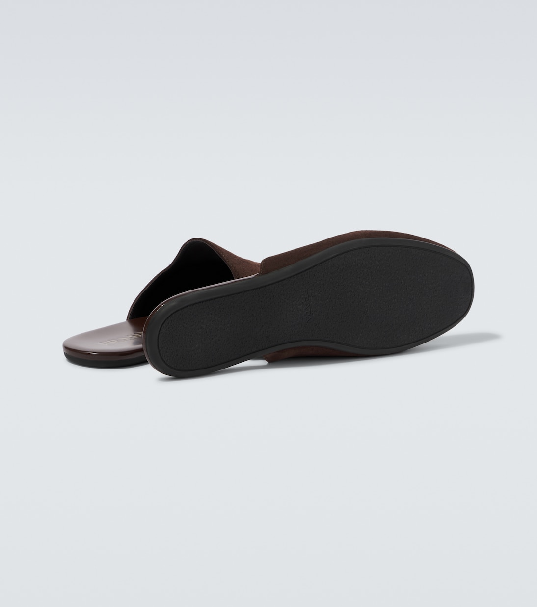 Slippers aus Veloursleder | Prada