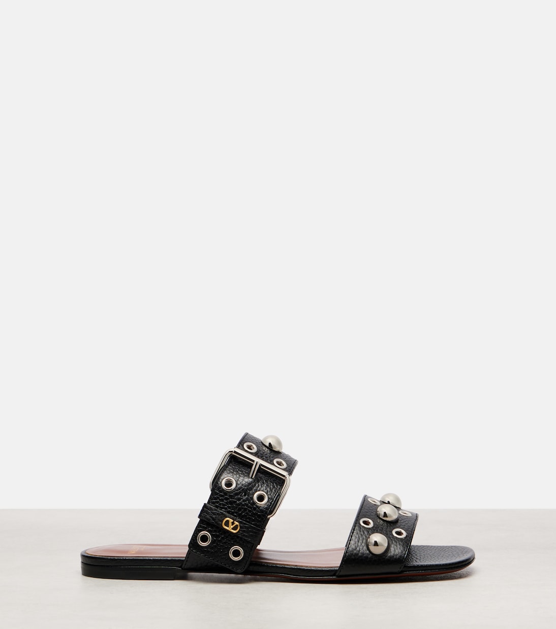 Verzierte Sandalen Nellcôte aus Leder | Valentino Garavani