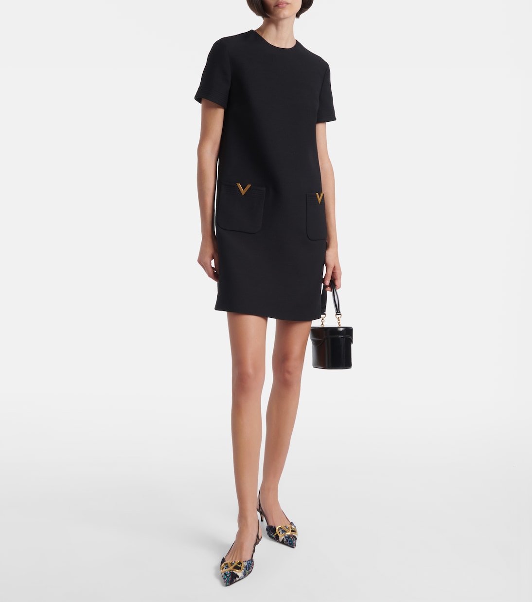 Slingback-Pumps VLogo Signature 40 mit Pailletten | Valentino Garavani