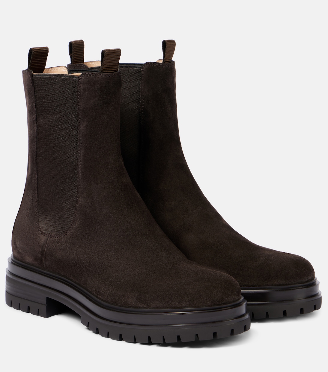 Bottines Chelsea Chester en daim  | Gianvito Rossi