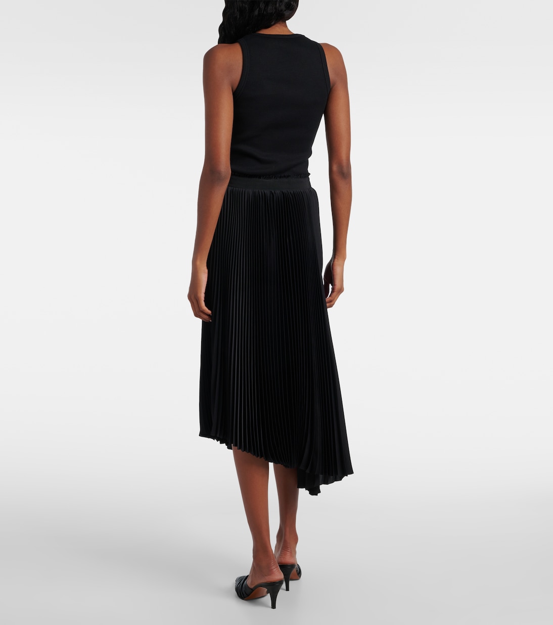 Robe midi en coton | McQueen