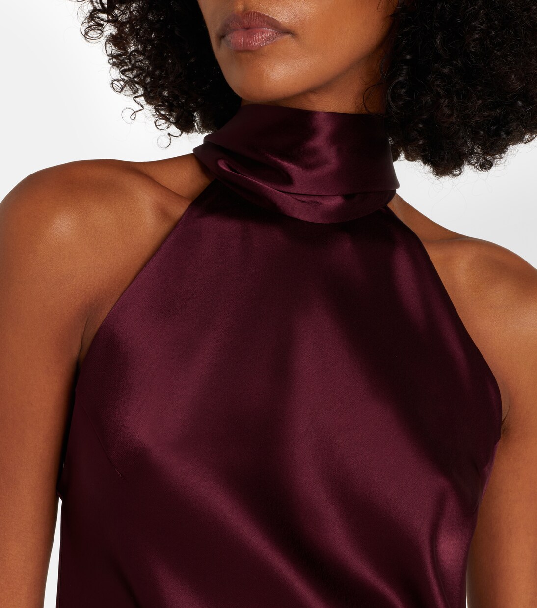 Sienna satin top | Galvan