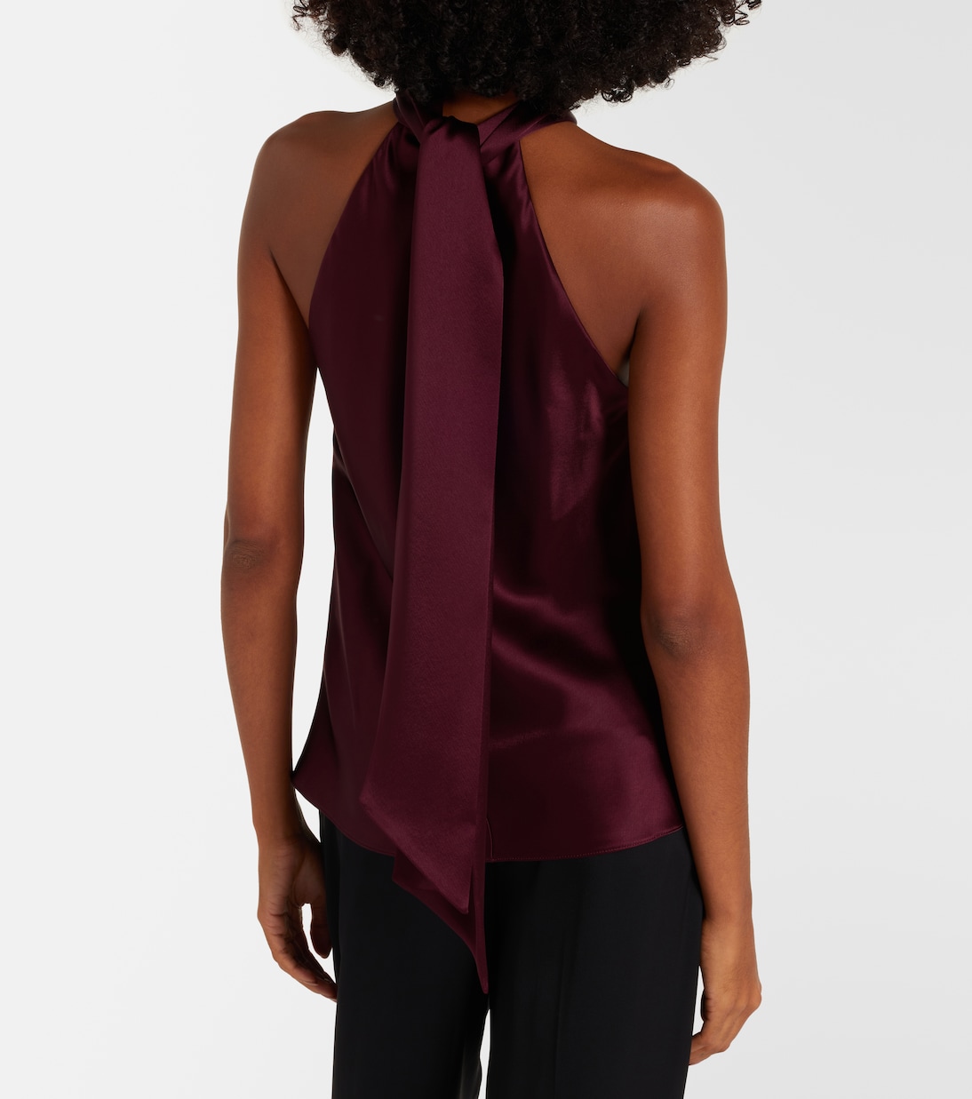Sienna satin top | Galvan
