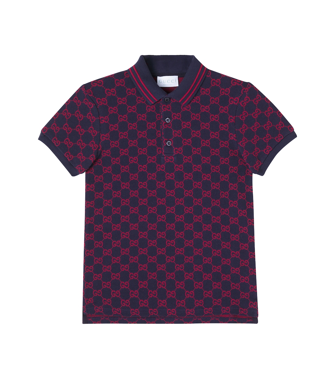 Polo de algodón con GG | Gucci Kids