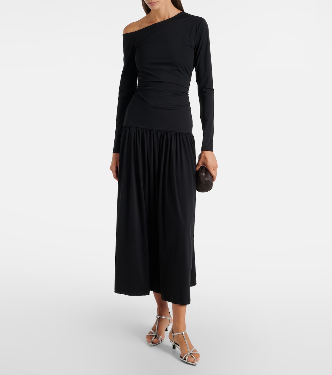Draped jersey maxi dress | Róhe