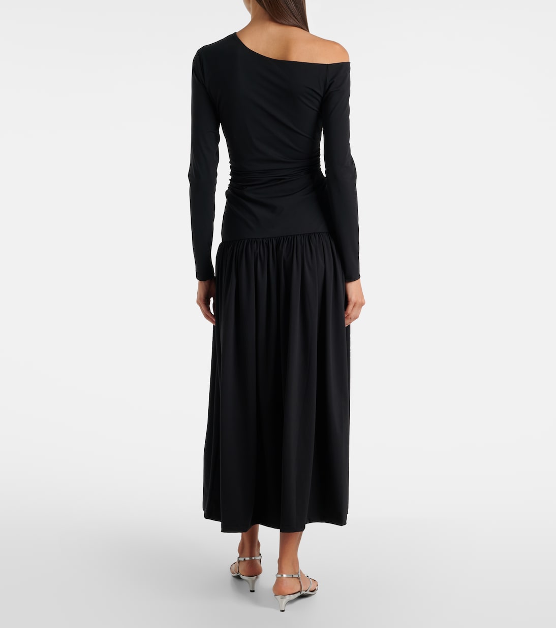 Draped jersey maxi dress | Róhe