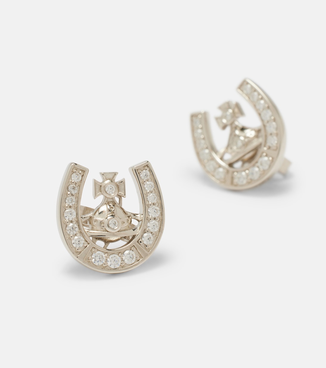 Boucles d’oreilles Mare en argent sterling à ornements | Vivienne Westwood