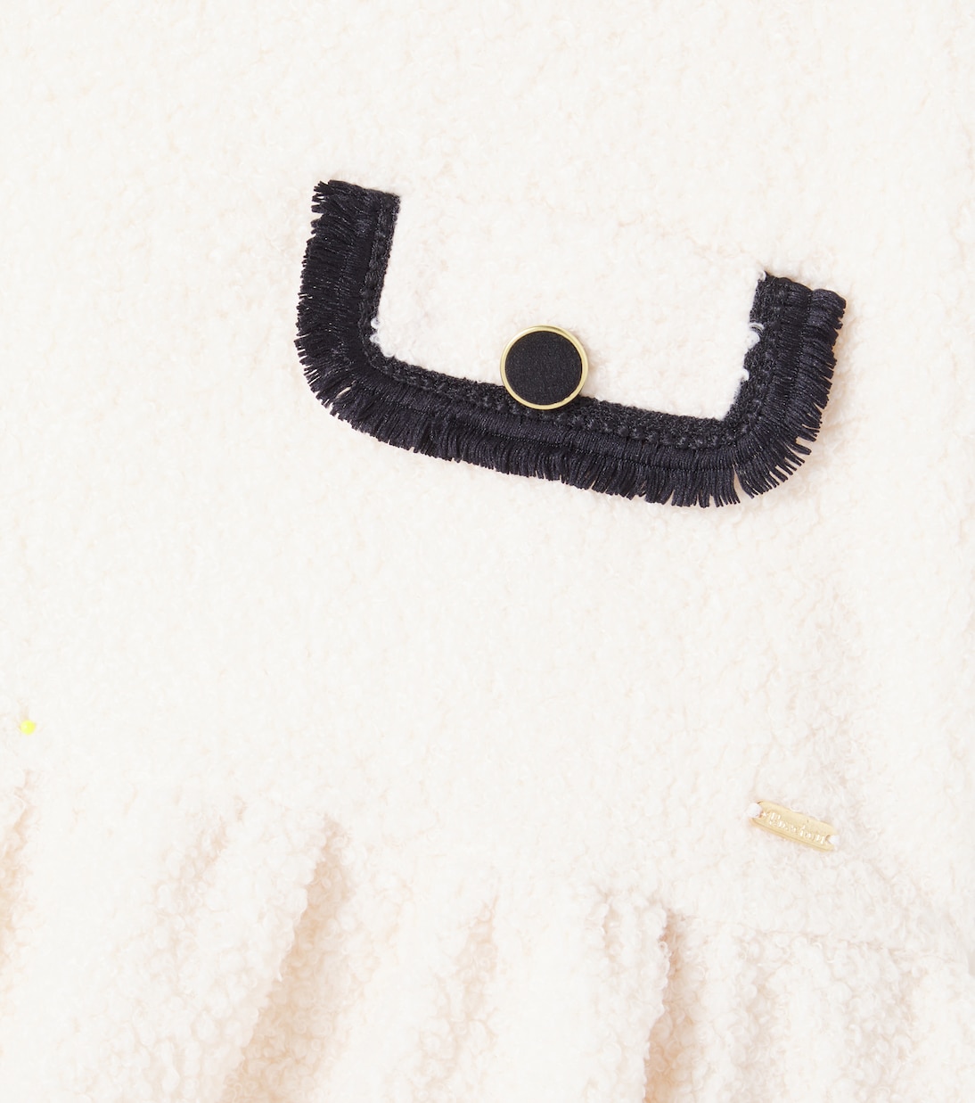 Fringed fleece dress | Patachou