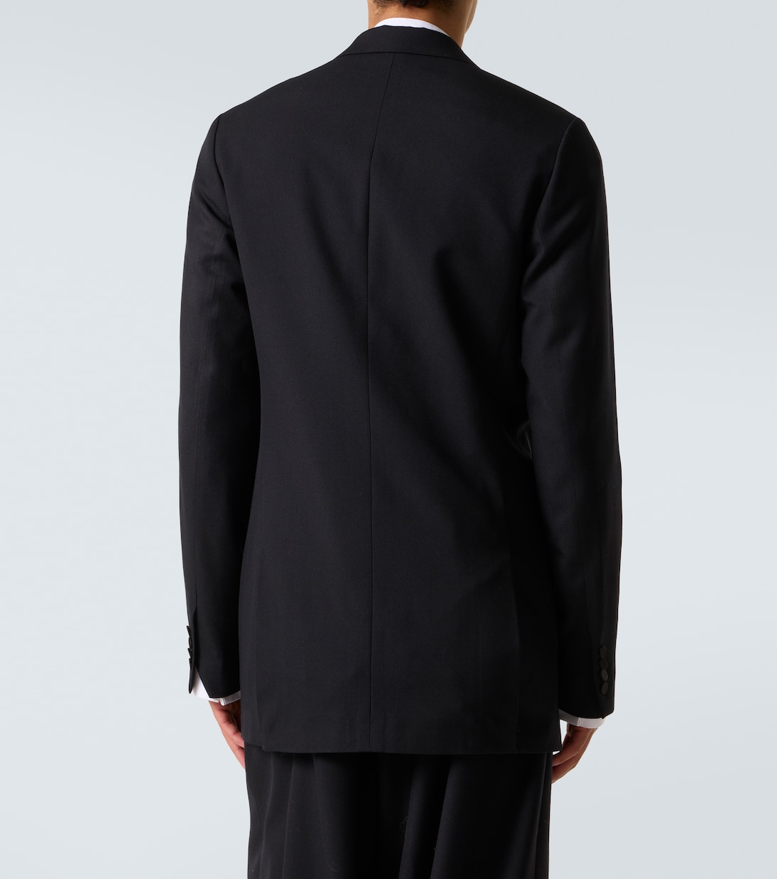 Double-breasted wool and silk suit jacket | Dries Van Noten