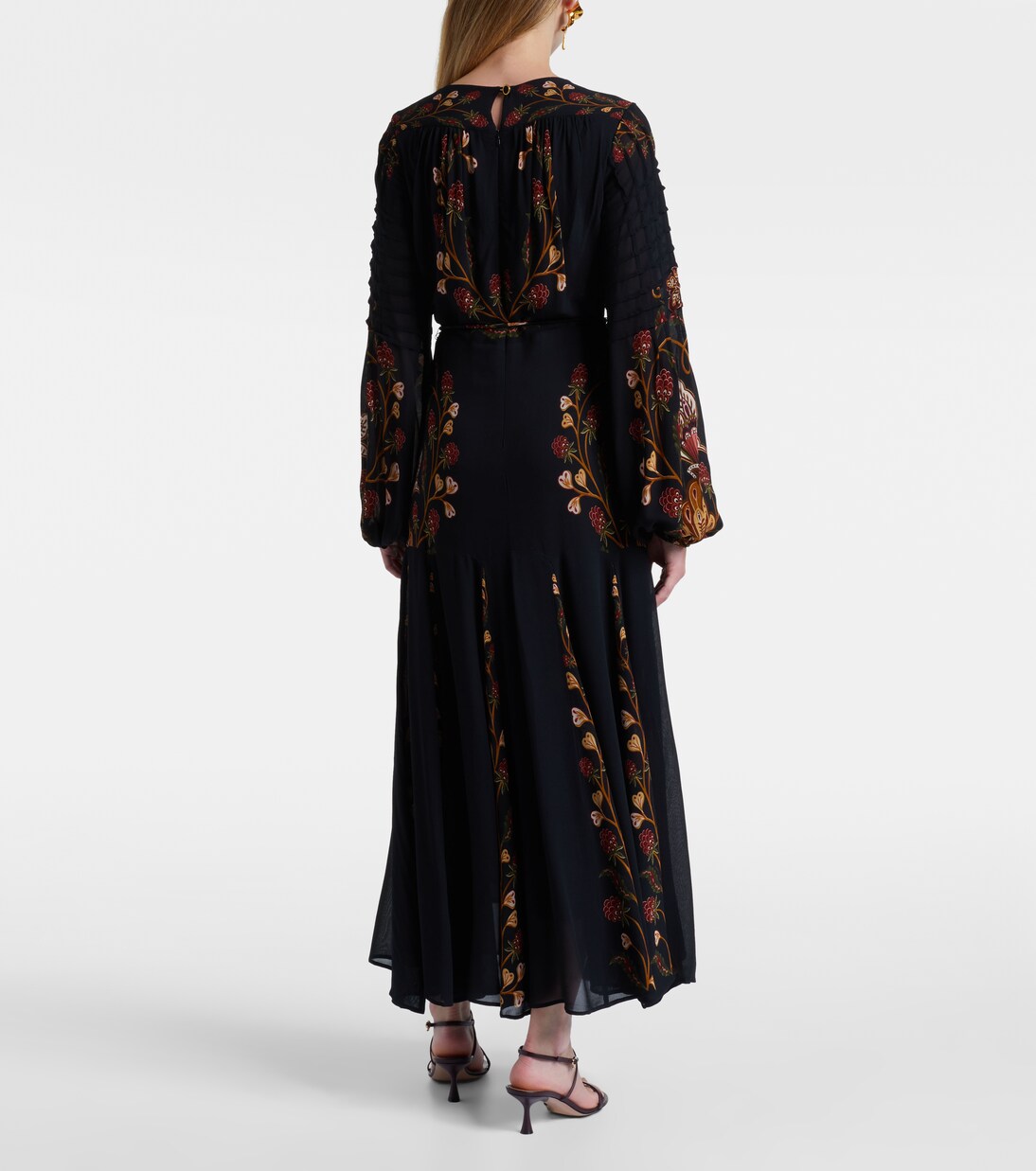 Cutout floral midi dress | Farm Rio