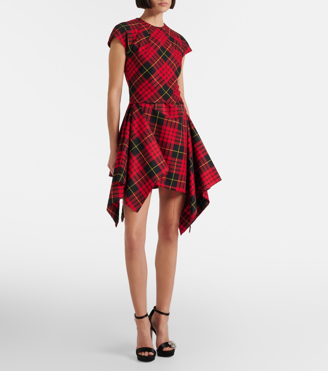 Asymmetric minidress | McQueen