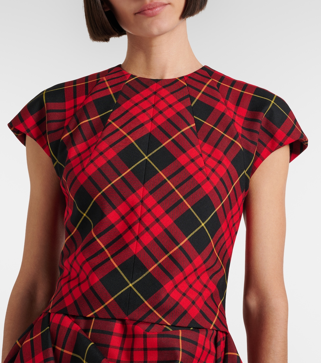 Asymmetric minidress | McQueen