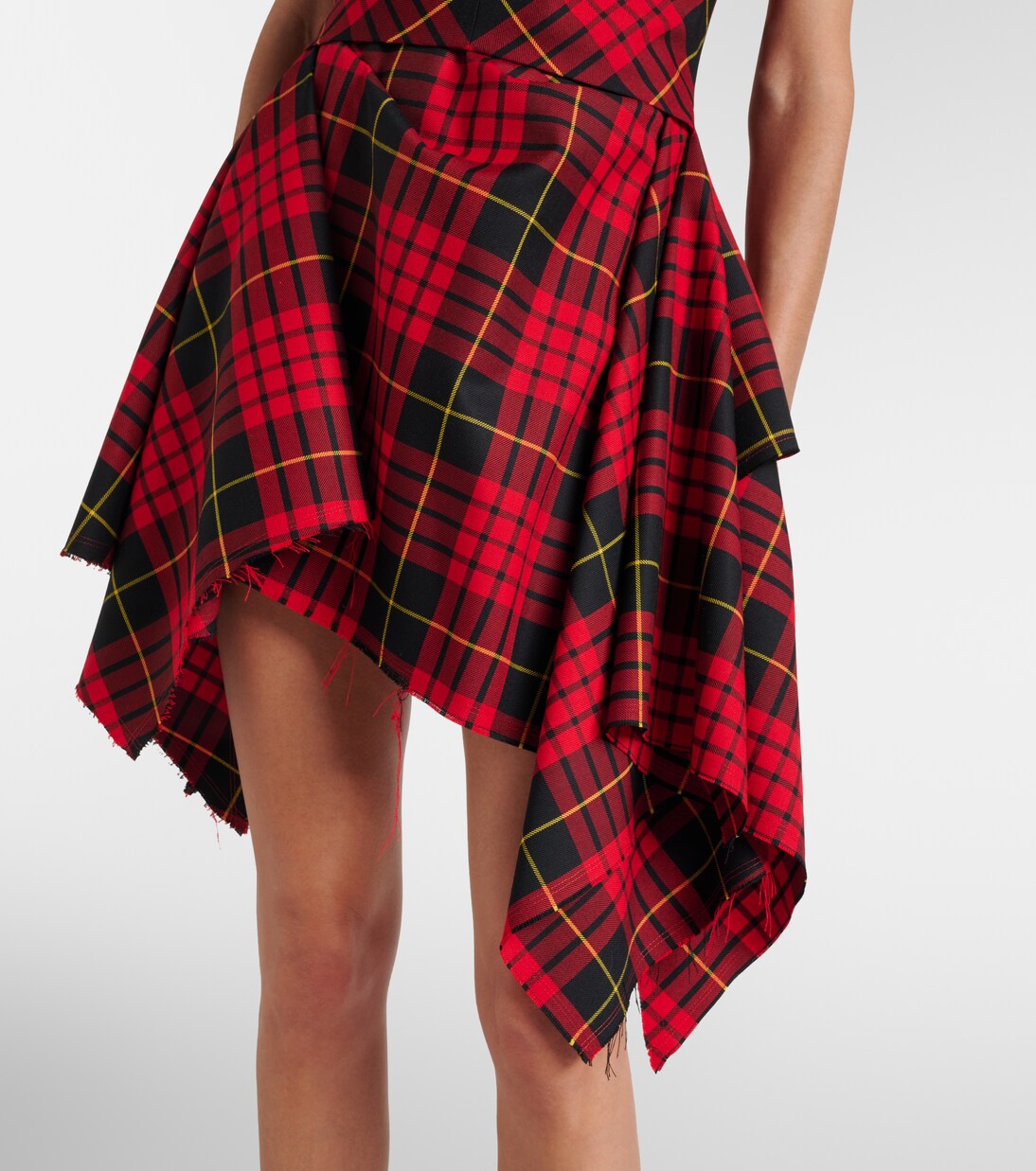 Asymmetric minidress | McQueen