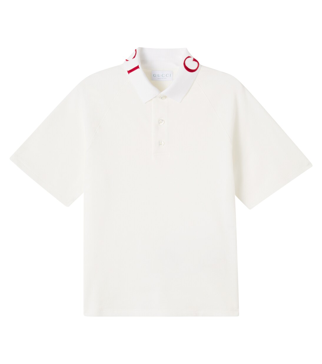 Cotton-blend piqué polo shirt | Gucci Kids