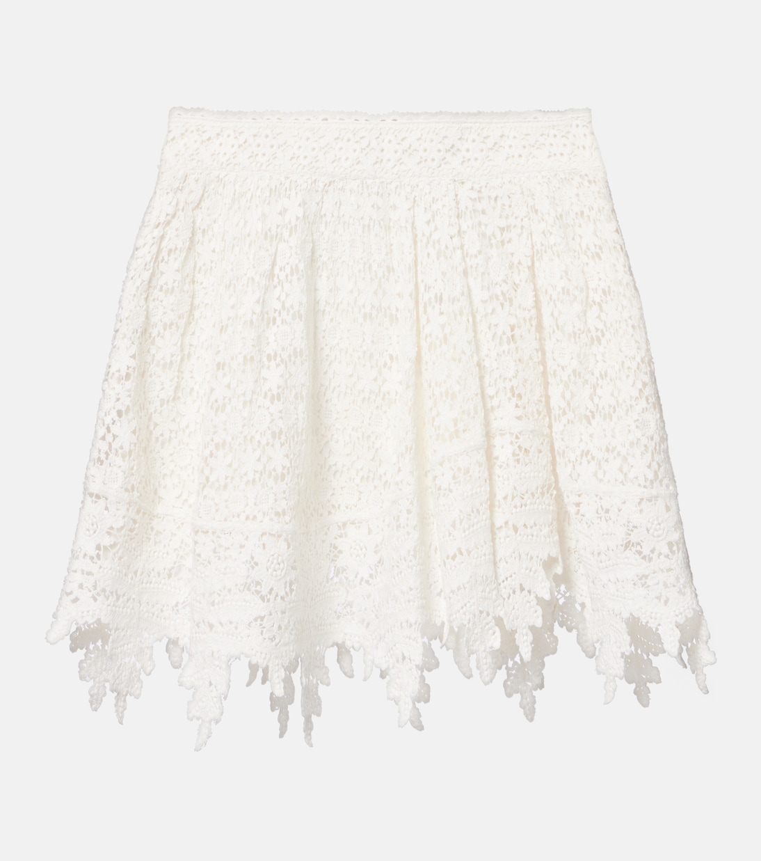 Hanta floral cotton lace miniskirt | Isabel Marant