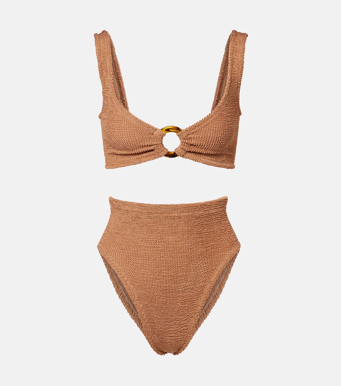 Nadine ring-detail bikini | Hunza G