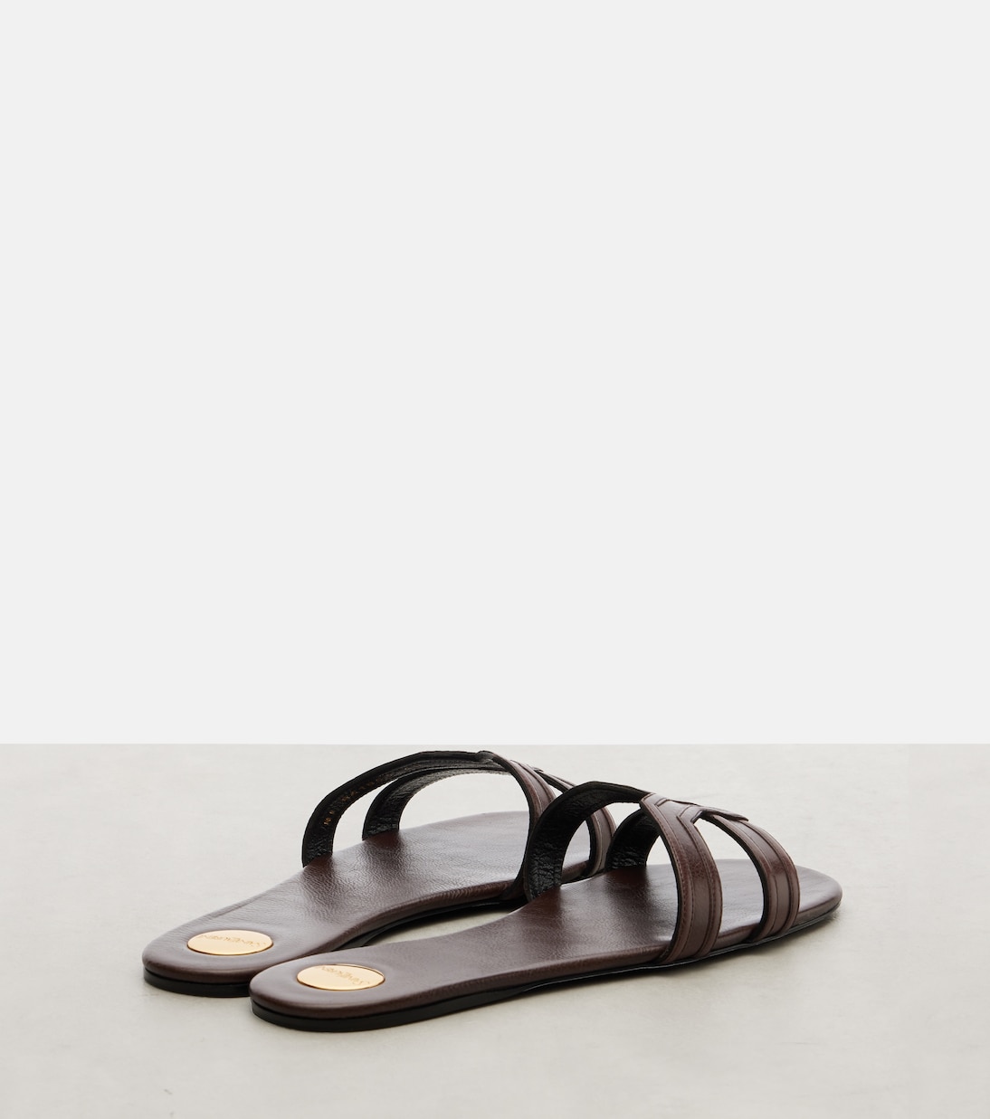 Mabrouka leather sandals | Saint Laurent