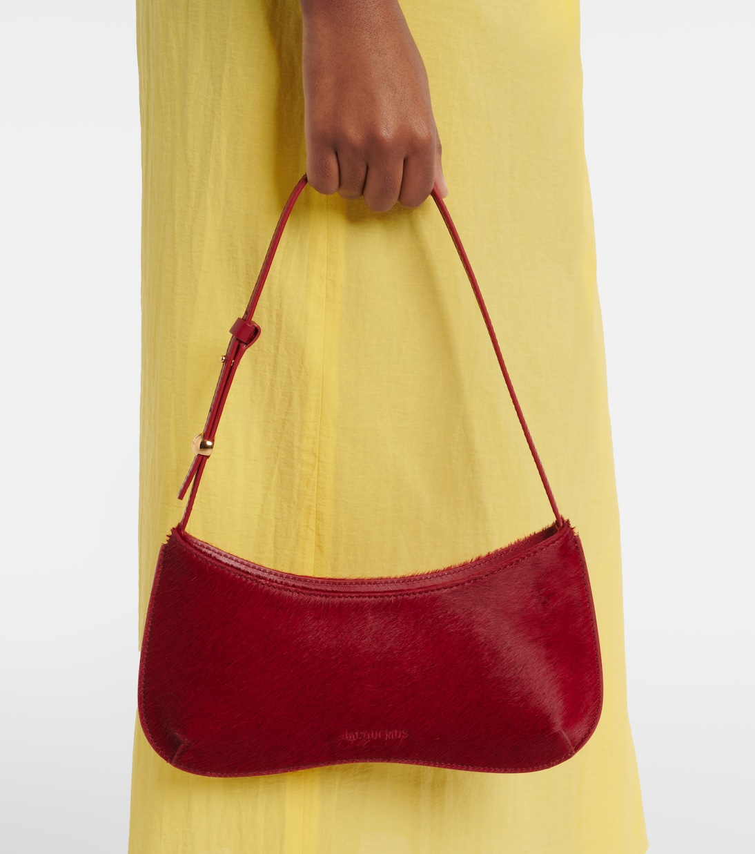 Bisou calf hair shoulder bag | Jacquemus