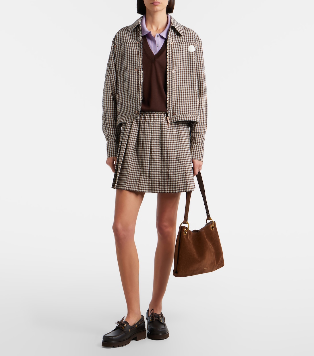 Minirock aus einem Baumwollgemisch | Moncler