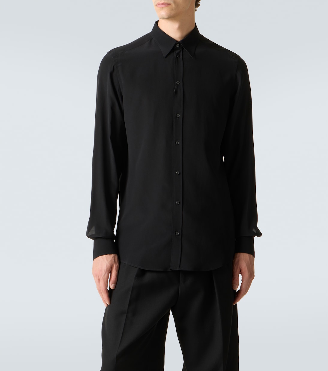 Hemd aus Crêpe de Chine aus Seide | Dolce&Gabbana
