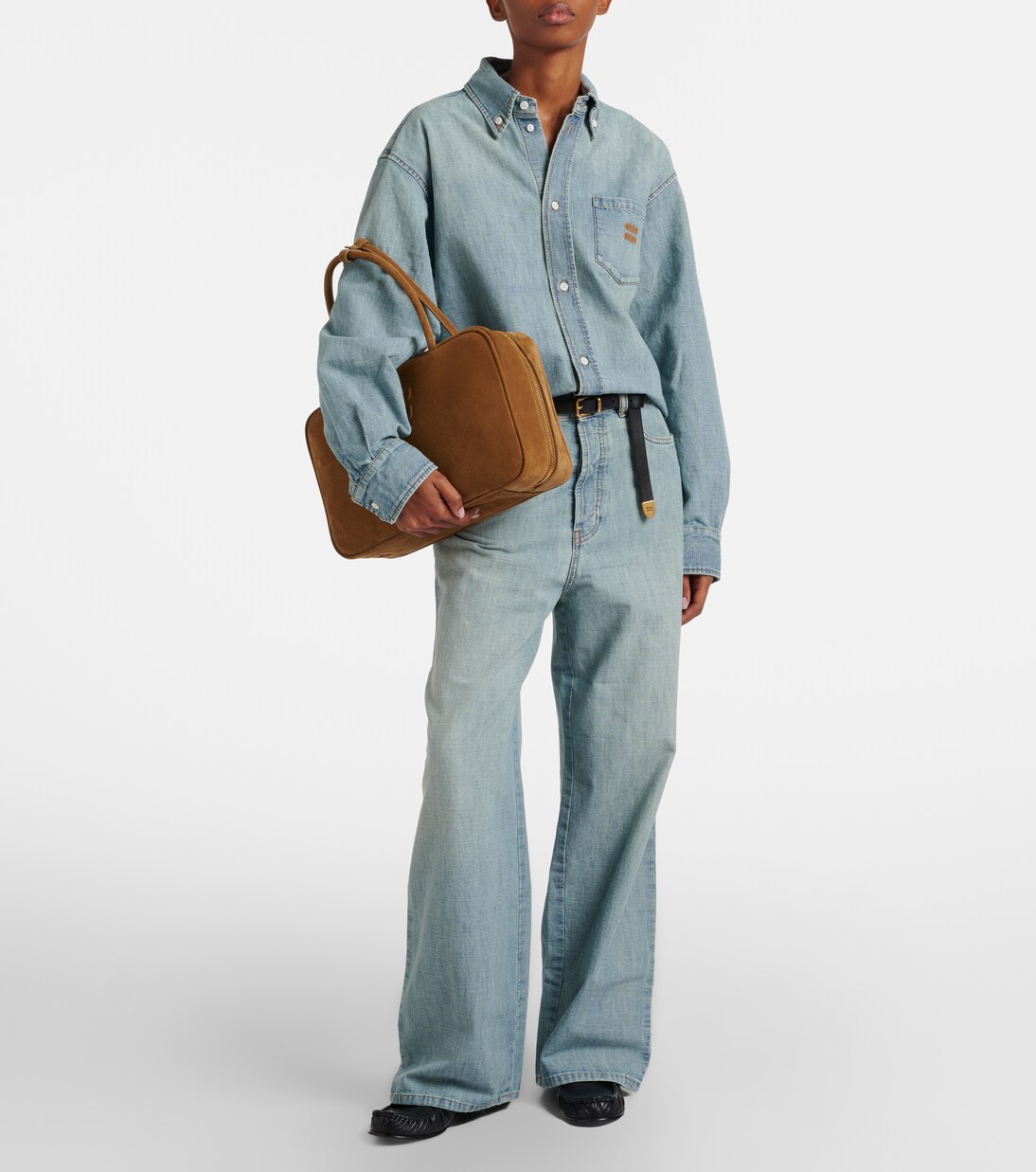 Bolso Beau Large de ante | Miu Miu