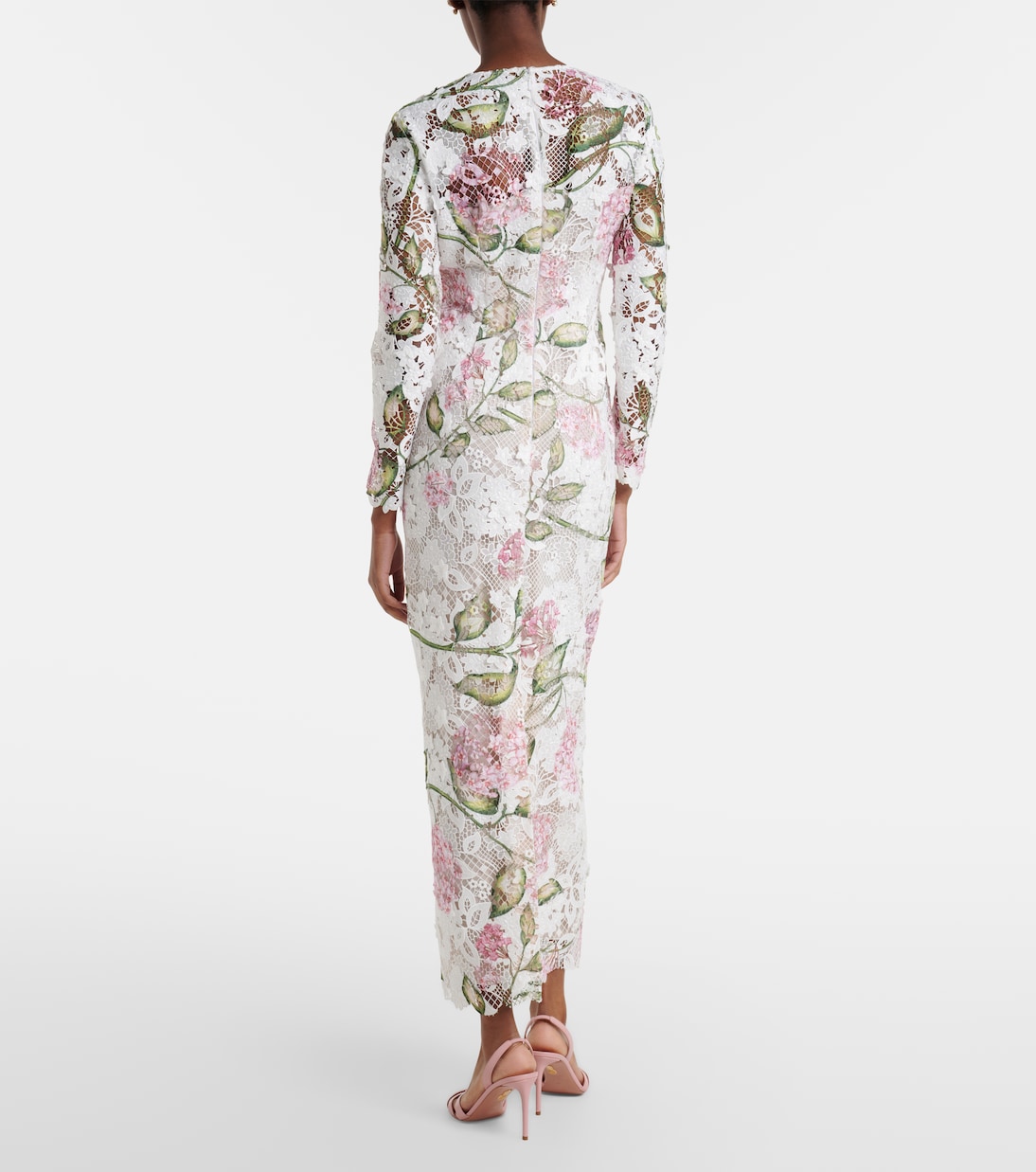 Midikleid aus Spitze | Oscar de la Renta